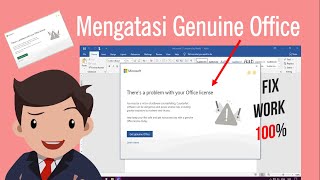 Cara mengatasi there's a problem with your office license di Ms. Office 2019