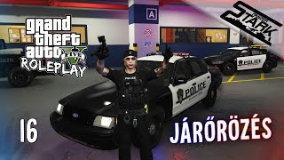 GTA 5 RolePlay - 16.Rész (Járőr Élet /Igazoltatás, Üldözés, Kihallgatás..) - Stark /NF