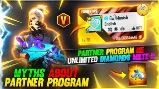 Garena Free Fire Partner Program Myths🥸