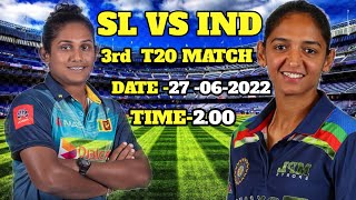 sri lanka woman vs india woman dream 11 team  || sl-w vs ind-w dream 11 prediction