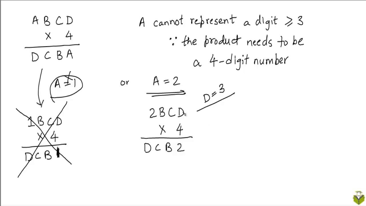 Cryp V4 Multiplication Cryptarithms Youtube