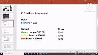 OMRON PLC - Traffic Light / CX-Programmer simulator