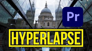 Premiere Pro HYPERLAPSE