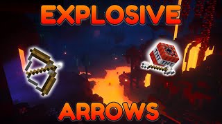 How to make EXPLOSIVE arrows in Minecraft with Commands (Minecraft Java Edition 1.21+)