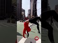 How a Gymnast Crosses the Street in New York City!