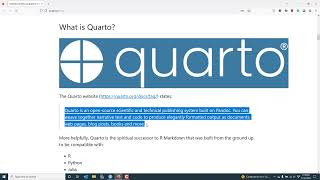 What is Quarto?