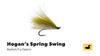 Fly Tying Tutorial: Hogan's Spring Swing