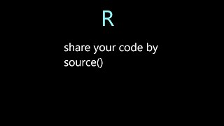 Data Share - source function in R [r tutorial]