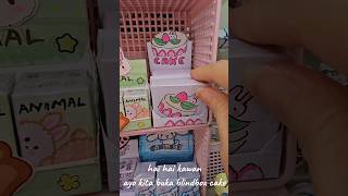 Buka Blindbox cake, blond box mini cake papercraft #blindbag #blindbox #diy