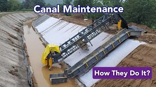 Canal Maintenance | Due to bad weather it was not operational but you will get an idea definitely ||