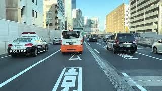 首都高の日常:東京の道路風景をお届け【24/12/18】平和島〜幡ヶ谷 Daily Scenes of the Shuto Expressway:from Heiwajima to Hatagaya