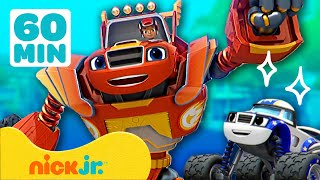 Blaze and the Monster Machines | Aventuras do Monster Machine Robô! | Compilação 1 Hora | Nick Jr.