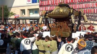 神輿（みこし）／草加駅東口③／第14回 草加宿場まつり 2016