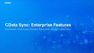 CData Sync: Enterprise Features