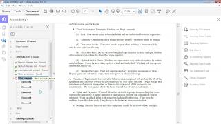 How to make a correction during a PDF accessibility check when it says, Other elements alternate tex