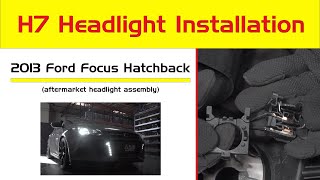 How to Replace | Change H7 Headlight Bulb Installation - LED Upgrade