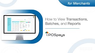 How to View Transactions, Batches, and Reports