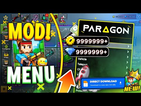 Pixel Gun 3D Mod Menu v24.4.7 Monedas y gemas VIP ilimitadas, nivel 65, ¡desbloquea todas las armas/máscaras! 2024