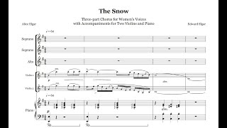 The Snow - Edward Elgar (violin 2)