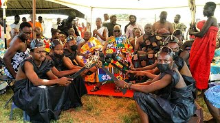 The arrival of the Nkoranzaman Hene Nana Kwame Baffoe IV at the 66th Anniversary of Ghana.