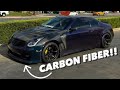 G35 Carbon Fiber Front End! I Fixed My Carbon Trunk!