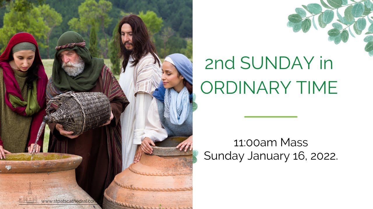 11.00 Am Mass - 2nd SUNDAY In ORDINARY TIME, St Patrick's Cathedral ...