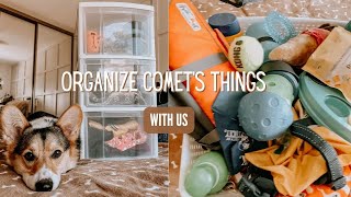 Organize With Us!🧹🧼 | Dog vendor event, cleaning, \u0026 organizing dog supplies