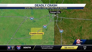 8 killed in crash on US-169 in Franklin County, Kansas