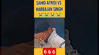 Afridi vs harbhajan singh #shorts #cricket #viral #trending