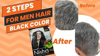 Men Hair mehendi #nisha mehendi#how to put mehendi on hair? #black hair color#sbbeauty