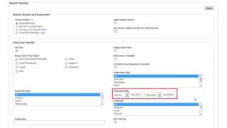 Library Tutorial : EBSCOhost Advanced Searching
