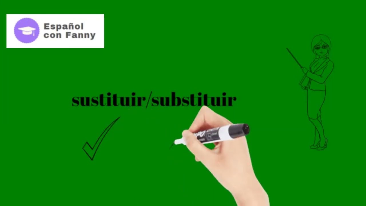 ¿sustituir O Substituir? - YouTube