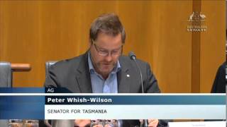 Senator Whish-Wilson, Senate Estimates, Defence