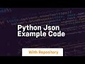 python json example code