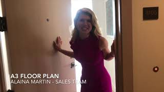 1 Bedroom: A3 Floor Plan