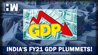 Headlines: In FY21, India's GDP Nosedives -7.3%