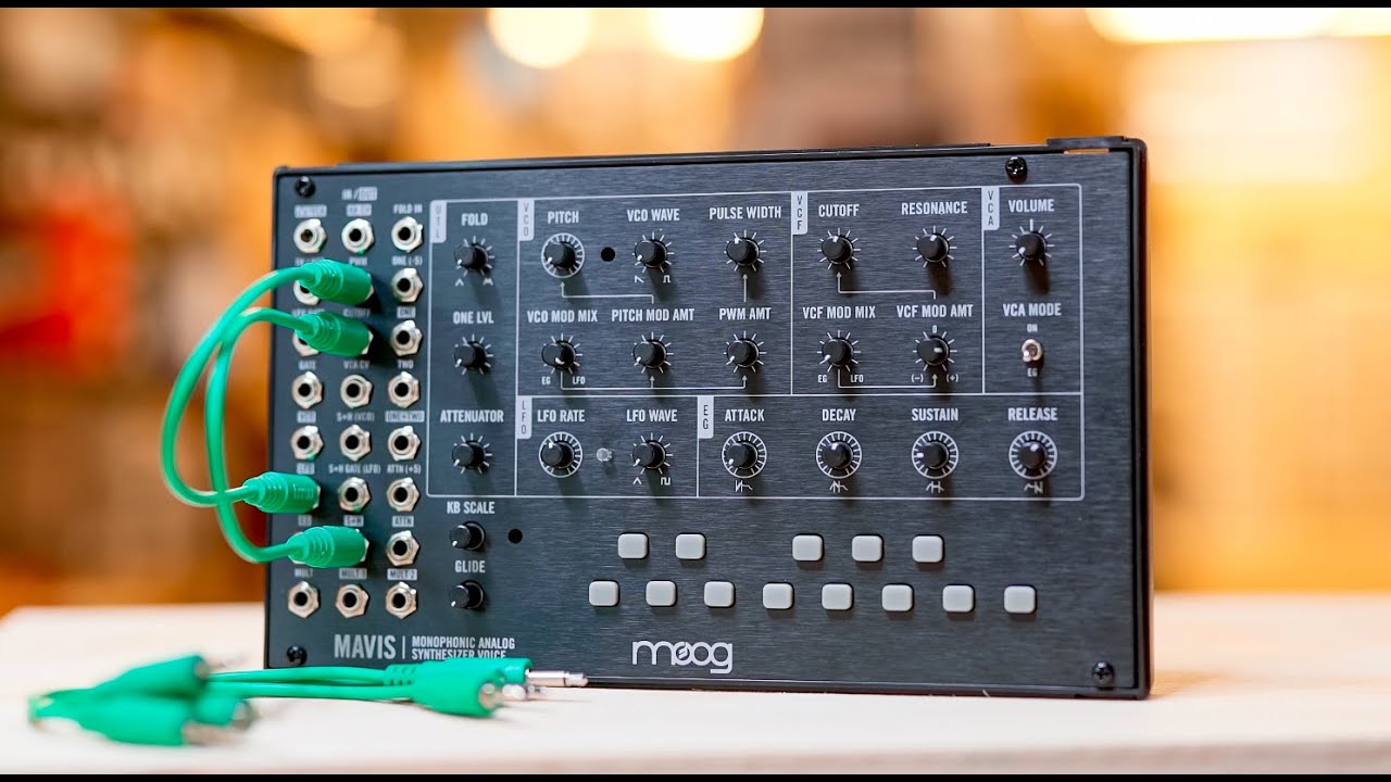 Moog Mavis Semi-Modular Synth: Overview And Demo With 5 Patch Presets ...