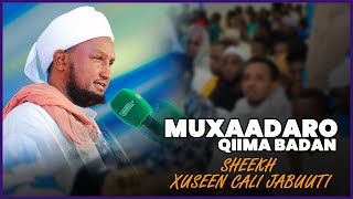 Muxaadaro Qiima badan sh Xuseen ali jabuuti || Mu'tamarkii Anasaru sunna 2023