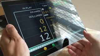 ProScore Billiards Basic Scoring on a Tablet PC