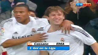 Il giorno in cui Antonio Cassano ha stupito il Santiago Bernabeu | La Liga 05/06
