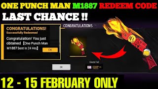 FREE FIRE REDEEM CODE TODAY 15 FEBRUARY REDEEM CODE FREE FIRE | FF REDEEM CODE TODAY 15 FEBRUARY