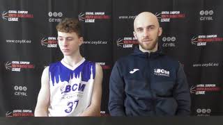 CEYBL U15, 9.2.2025, PRESS conference,  BCM Olomouc - Slávia Trnava