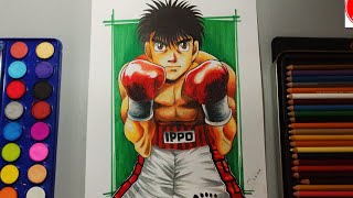 Drawing Hajime no Ippo | KNOCKOUT | Batang 90s Anime