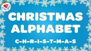 Christmas Alphabet Christmas Karaoke 🎅🎤  Instrumental Christmas Song with Lyrics 🎄