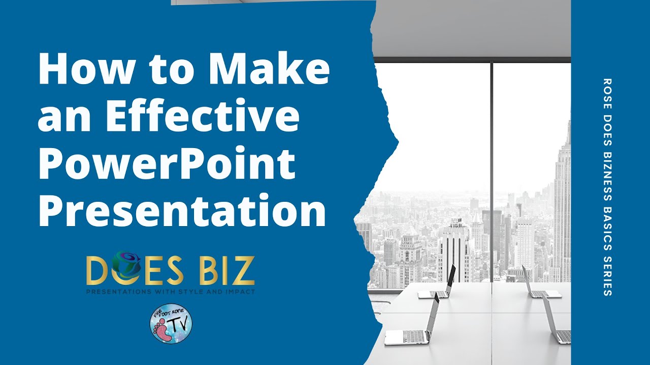 How To Make An Effective PowerPoint Presentation - YouTube