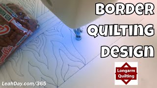 Learn How to Quilt an Easy, Fast Border Design - Heat Wave - #522