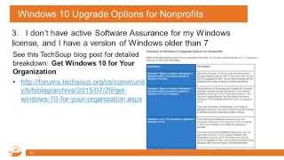 Webinar - Windows 10 for Nonprofits and Libraries - 2015-08-27