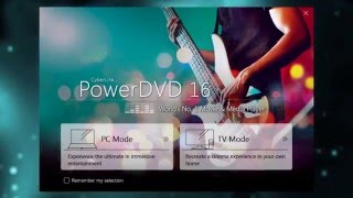 PowerDVD  |  Using TV Mode