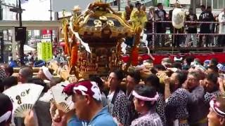 ふくろ祭り 2016 激しい！【原町会・曙・御嶽】神輿パレード Ikebukuro festival  Portable shrine \