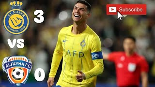 Al Nassr vs Fayha (3-0) outstanding victory... all goals and match highlights 2025